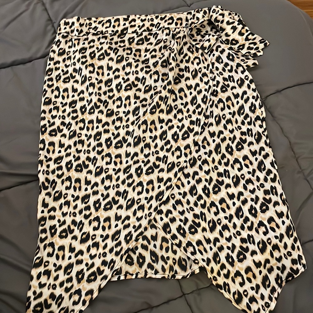 Wrap Around Cheetah Skirt